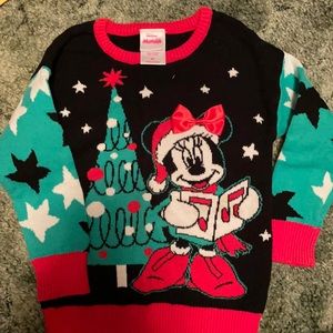 Toddlers Minnie Mouse Christmas sweatshirt
